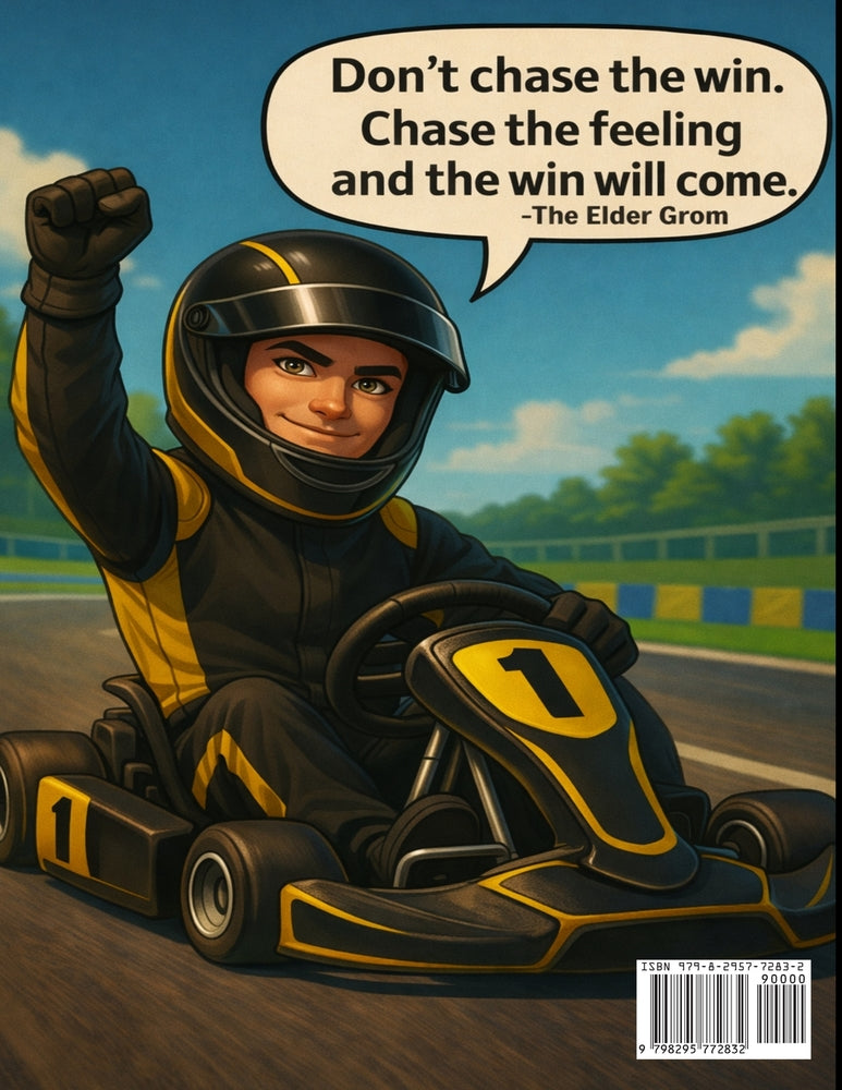 Go-Kart Racing Coloring Book for Kids & Adults | Adventure Groms | 50 Pages