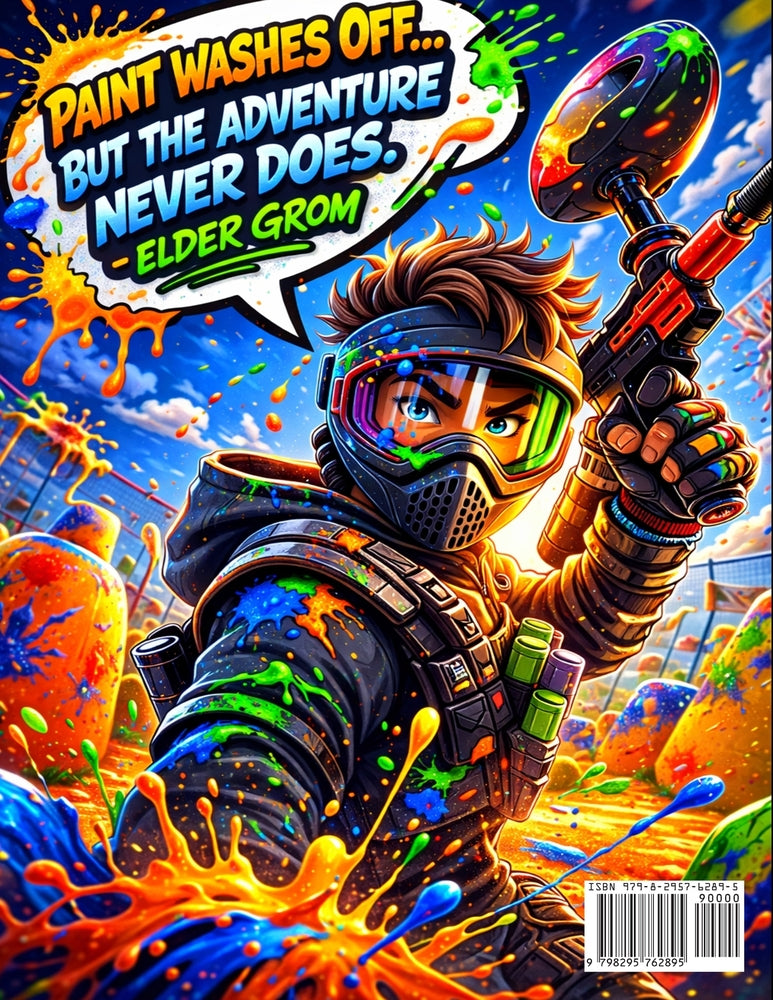 Paintball Coloring Book for Kids & Adults | Adventure Groms | 66 Pages